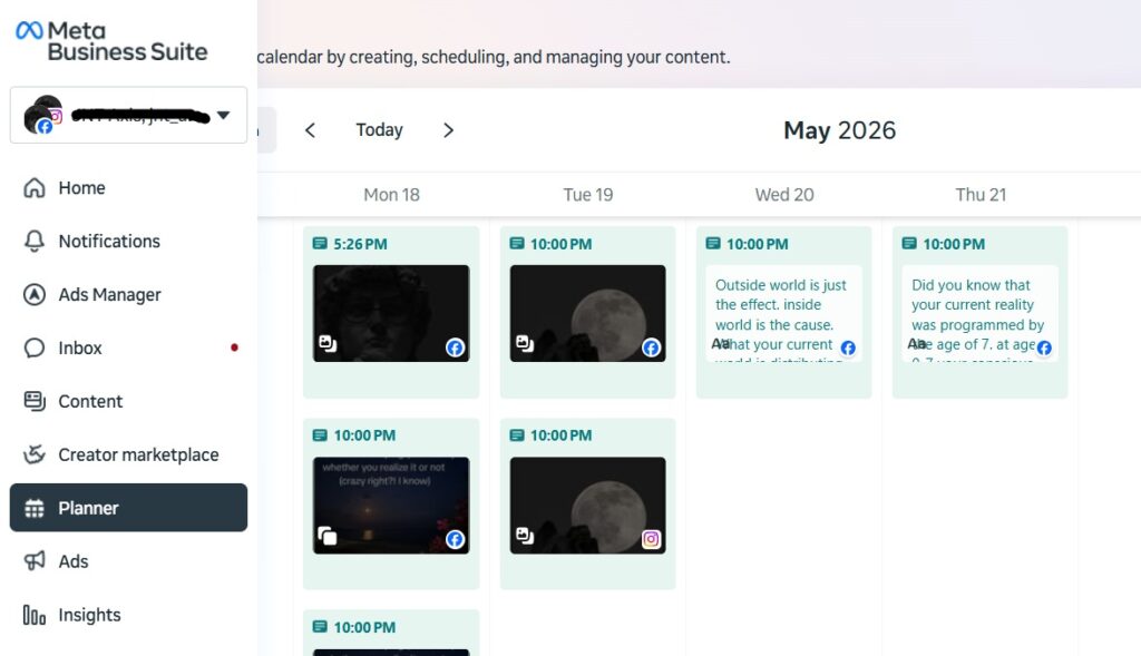 content calendar and scheduling automation